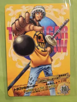 LP Trafalgar Law 01-40 One Piece Glossy AR Carddass Bandai Tcg Ccg Japan - Image 1