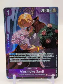 One Piece TCG - Vinsmoke Sanji Treasure Rare Alt Art OP10-063 (OP12 TR) NM+ - Image 1
