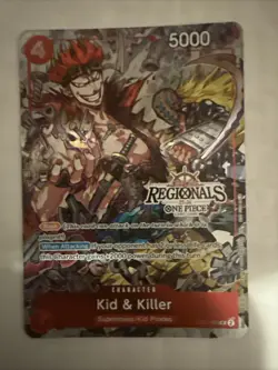 Kid & Killer One Piece Offline Regionals 25-26 Tcg. English - Image 1