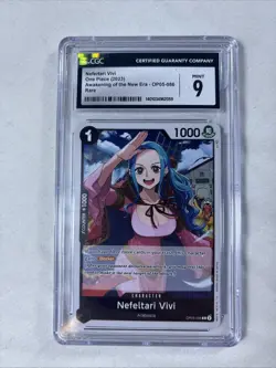 2023 One Piece CCG Awakening New Era Rare OP05-086 Nefeltari Vivi CGC 9 english - Image 1