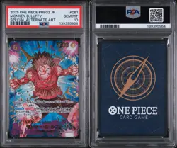 Monkey D. Luffy - EB02-061 Special Alternate Art PRB02 Japanese PSA 10 - Image 3