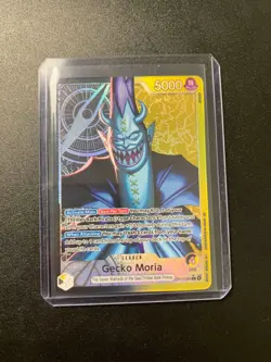 Gecko Moria Leader Alt Art OP14-080 THE AZURE SEA'S SEVEN English One Piece - Image 1