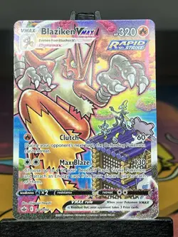 Pokemon TCG Blaziken VMAX 201/198 SWSH Chilling Reign Alternate Art Holo NM - Image 1