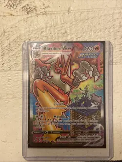 Pokemon Blaziken VMAX Chilling Reign Alternate Art Card 201/198 NM Condition - Image 1