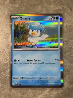 Quaxly 003 Pokemon TCG Sv: Scarlet & Violet Promo Cards Holo (Near Mint) - Image 1