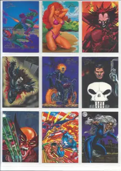 1994 Flair Marvel Annual Universe Trading Card Comics Singles U Pick Power Blast - Image 1