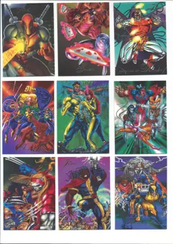 1994 Flair Marvel Annual Universe Trading Card Comics Singles U Pick Power Blast - Image 4