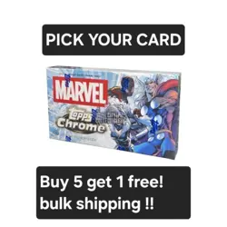 2025 Topps Chrome Marvel Base Card Singles YOU PICK ! BUY 5 GET 1 FREE ! - Image 1