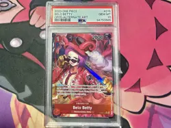 One Piece Awakening Of The New Era Belo Betty OP05-015 R Alt Art PSA 10 English - Image 1