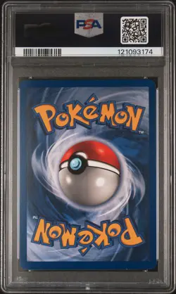 1999 POKEMON GAME 1ST ED #8 MACHAMP-HOLO PSA 8 - Image 2