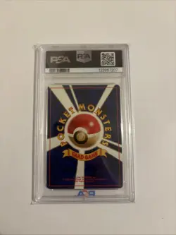 PSA 8 Brock's Rhydon 1998 Gym Heroes Japanese 112 Holo Pokemon Card With Swirl - Image 4