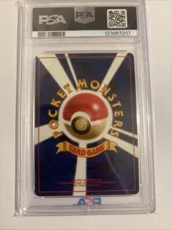 PSA 8 Brock's Rhydon 1998 Gym Heroes Japanese 112 Holo Pokemon Card With Swirl - Image 5