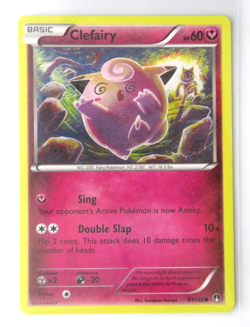 Pokemon Card Clefairy 81/122 Common Near Mint - Image 1