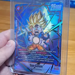 Bandai Dragon Ball Super Card Game Son Goten SCR Foil FB08-121 Battle Card - Image 2