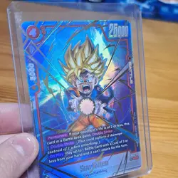 Bandai Dragon Ball Super Card Game Son Goten SCR Foil FB08-121 Battle Card - Image 3