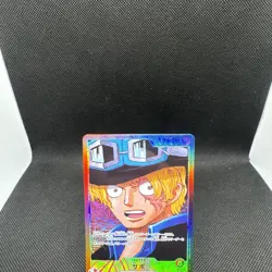 ONE PIECE Card Sabo L Alt Art OP13-004 Carrying on His Will JP - Image 2