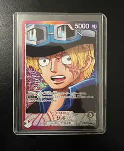 Sabo Alt Art Leader - OP13-004 - Carrying On His Will - One Piece TCG JPN - Image 1