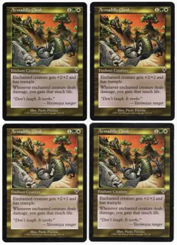 Armadillo Cloak x4 4x 2000 Invasion PLAYSET Multi-Color Enchantment MTG LP AZ2 - Image 1