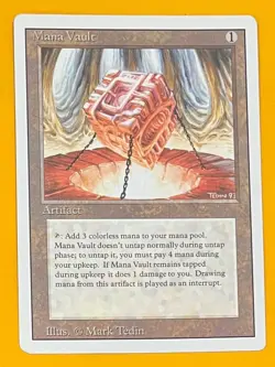 MTG MANA VAULT Revised (OldManMTG 012-815) - Image 1