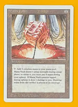 MTG MANA VAULT Revised (OldManMTG 012-817) - Image 1
