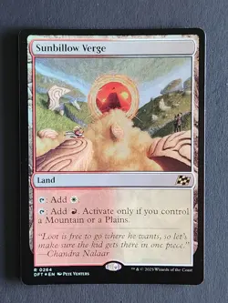 Sunbillow Verge Aetherdrift Foil - Image 1