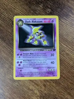 Pokemon TCG - Dark Alakazam 18/82 Team Rocket Regular - LP+ - Image 1