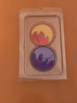 10 Pokemon TCG Official Acrylic Coin Markers Damage Burn Poison Counter - Image 2