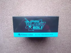 Pokemon Center Black Bolt Elite Trainer Box ETB - TCG Scarlet & Violet - Sealed - Image 3