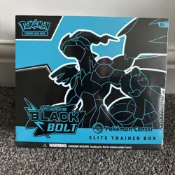 Pokemon Center Black Bolt Elite Trainer Box ETB - TCG Scarlet & Violet - Sealed - Image 1