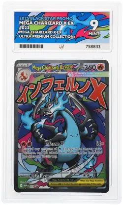 Mega Charizard X EX | 023 | Pokemon Mega Evolution Promo | Holo | Ace 9 Mint - Image 1