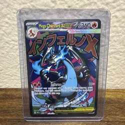 Mega Charizard x EX 023 Mega Evolution Promo Holo Pokemon Card - Image 1