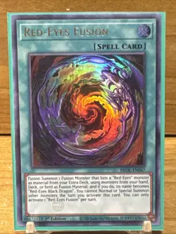 Red-Eyes Fusion BROL-EN067 Ultra Rare 1st Edition NM Yugioh - Image 1