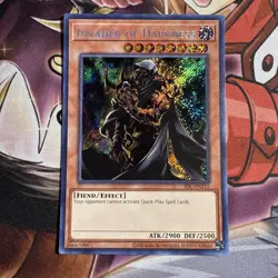 Yugioh Invader of Darkness IOC-EN111 Secret Rare 25th Anniversary NM - Image 1