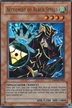 1X LP Alchemist of Black Spells - ABPF-EN082 - Ultra Rare Unlimited - Image 1