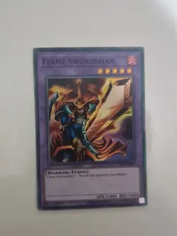 YuGiOh! Flame Swordsman LOB-EN003 Super Rare - Image 1