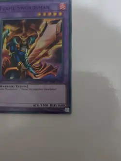 YuGiOh! Flame Swordsman LOB-EN003 Super Rare - Image 5