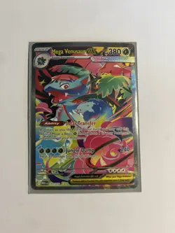 Mega Venusaur EX SIR 177/132 Mega Evolution English pokemon TCG Near Mint Card - Image 1