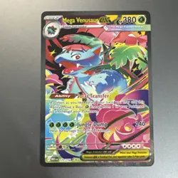Mega Venusaur EX SIR 177/132 Mega Evolution English Pokemon TCG Near Mint Card - Image 3