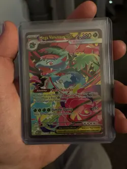 Mega Venusaur EX SIR 177/132 Mega Evolution English Pokemon TCG Near Mint Card - Image 1