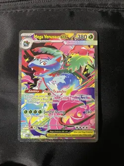 Mega Venusaur EX SIR 177/132 Mega Evolution English pokemon TCG Near Mint Card - Image 1