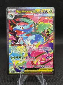 Mega Venusaur EX SIR 177/132 Mega Evolution English pokemon TCG Near Mint Card - Image 1