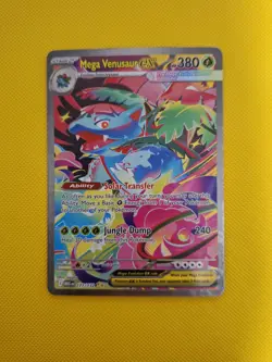 Mega Venusaur EX SIR 177/132 Mega Evolution English pokemon TCG Near Mint Card - Image 1