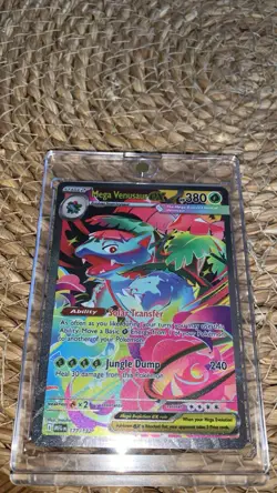 Mega Venusaur EX SIR 177/132 Mega Evolution English pokemon TCG Near Mint Card - Image 4