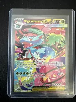 Mega Venusaur EX SIR 177/132 Mega Evolution English pokemon TCG Near Mint Card - Image 1