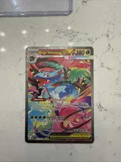 Mega Venusaur EX SIR 177/132 Mega Evolution English pokemon TCG Near Mint Card - Image 2
