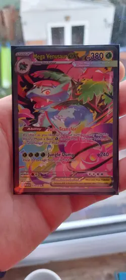 Mega Venusaur EX SIR 177/132 Mega Evolution English Pokemon TCG Near Mint Card - Image 3