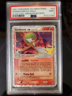 PSA 9 Mint Gardevoir ex holo Celebrations Classic Collection 93/101 Pokemon Card - Image 1