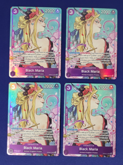 Black Maria (Illustration Box Vol.2) - x4 Full Playset One Piece Promo - Image 1