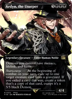 MTG Ardyn, the Usurper (0315) (Borderless) NON-FOIL NM 315 FINAL FANTASY - Image 1