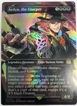 In Hand! Ardyn, the Usurper (Borderless FOIL) (0315): Final Fantasy - MTG NM - Image 1